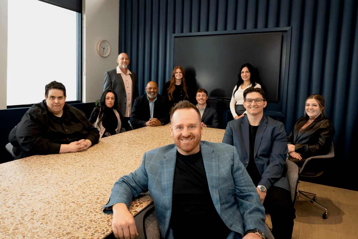 The Kick Start Companies team in the boardroom